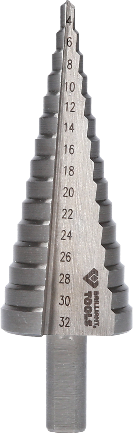 Brilliant Tools Foret étagé, Ø 4 - 32 mm