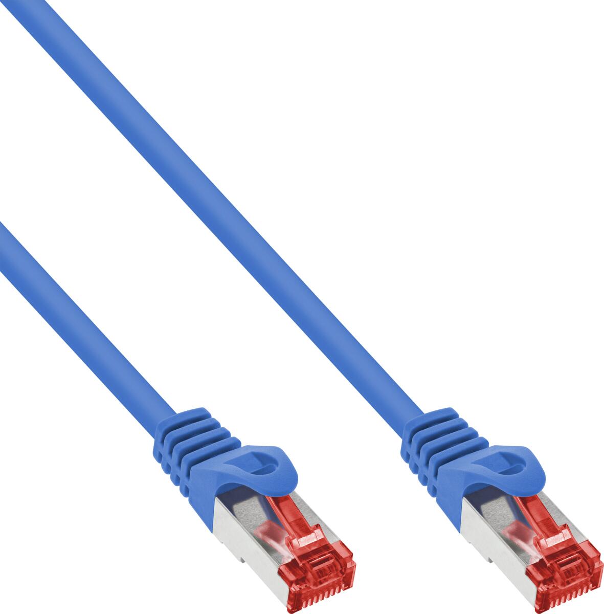 Lot de 40 câbles de raccordement InLine B-Pack, S/FTP (PiMf), Cat.6, PVC, CU, bleu, 2 m (B-76402B)