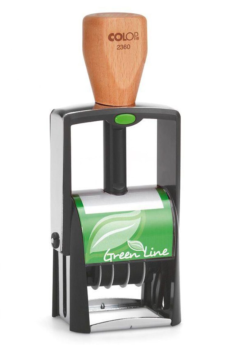 Tampon dateur personnalisable COLOP 2360 Green Line sans logo