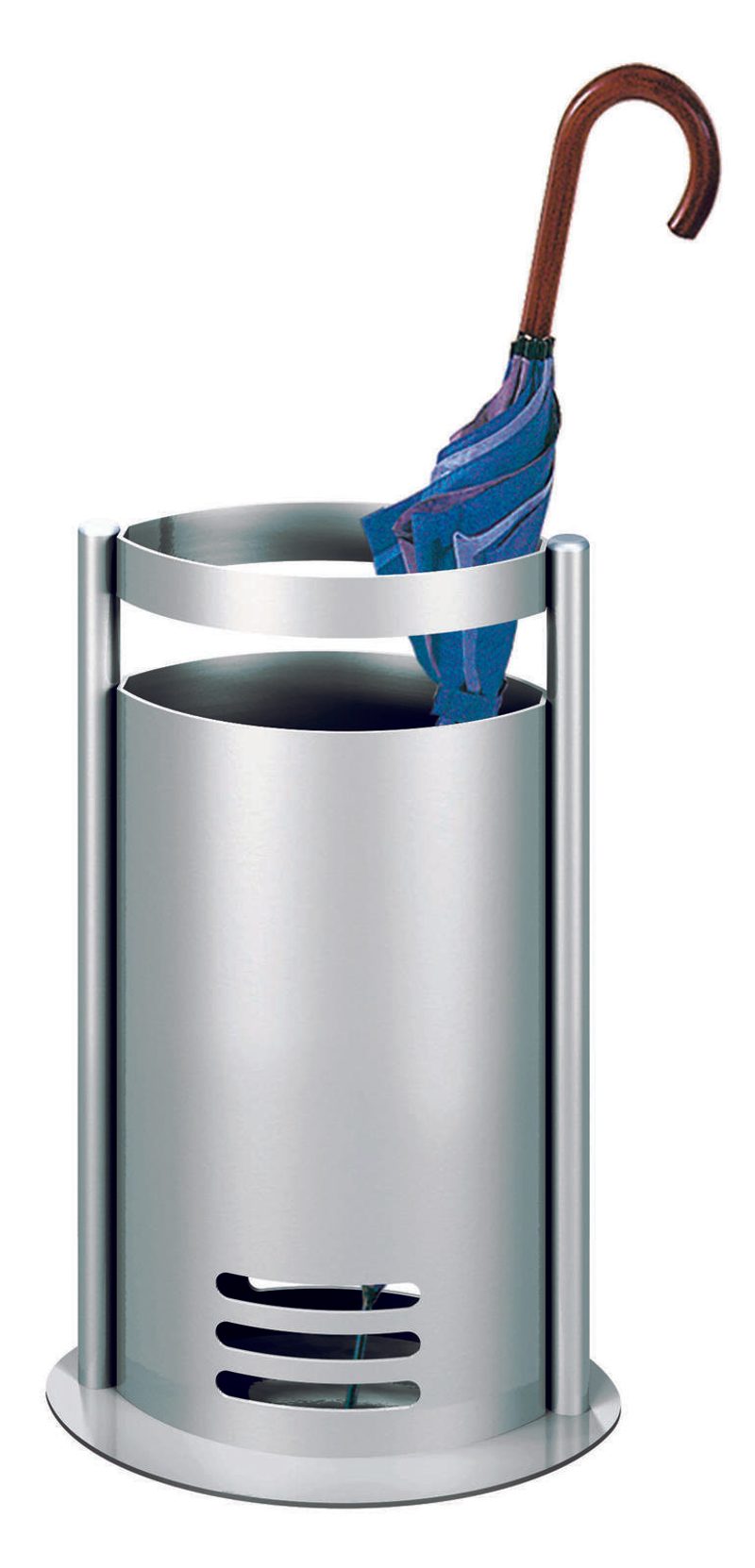 Support de parapluie tec-art argent en acier Kerkmann