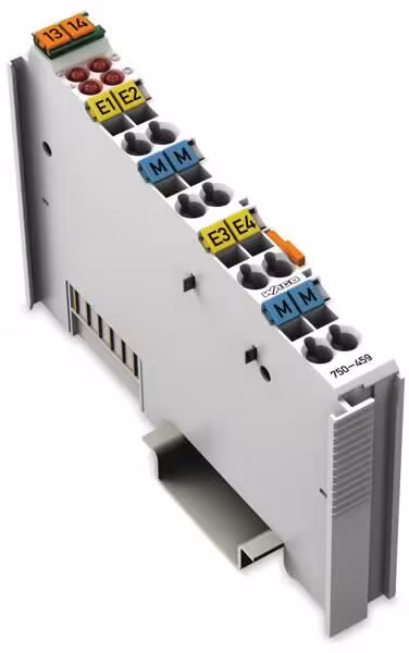 Module d'entrée analogique 4 canaux Wago 750-459, DC 0…10 V, Single-Ended, gris clair