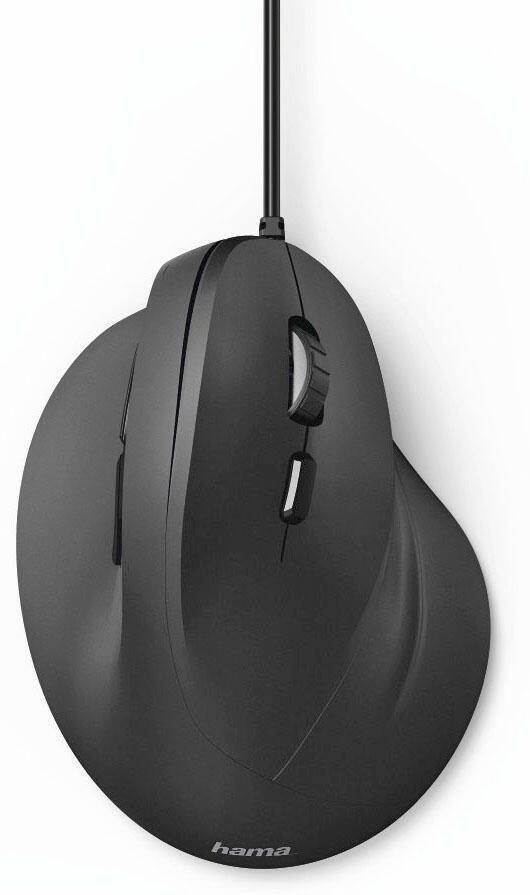 Hama EMC-500 Souris ergonomique filaire noire