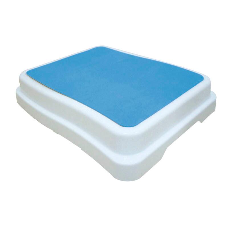 Aide à l'entrée de baignoire RUSSKA blanc/bleu