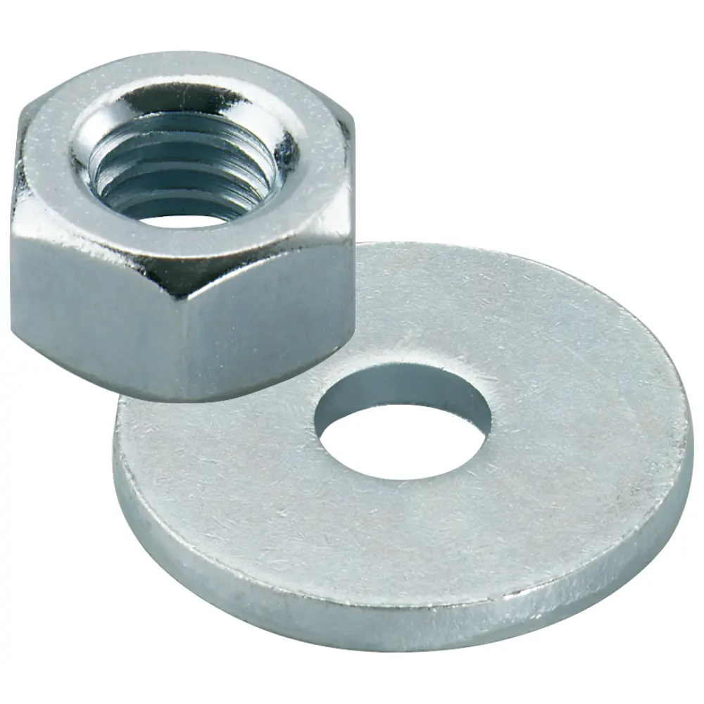 Fischer écrous hexagonaux & rondelles M24 inox B (5) — lot de 5 pièces