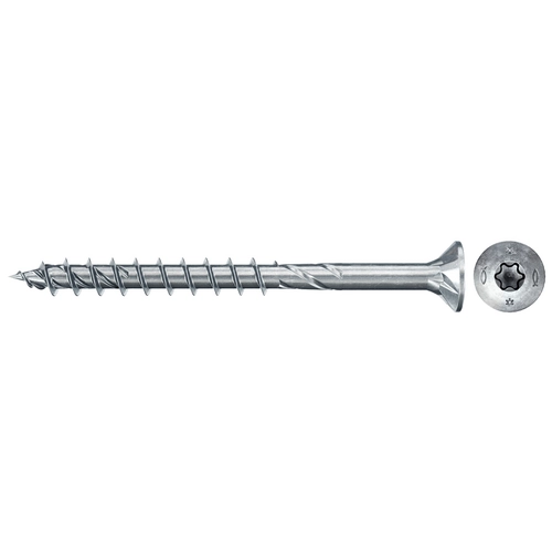 Vis à panneau Fischer 5,0x60 PowerFast FPF II CTP BC, tête fraisée, TX intérieur, filetage partiel — lot de 500 pièces