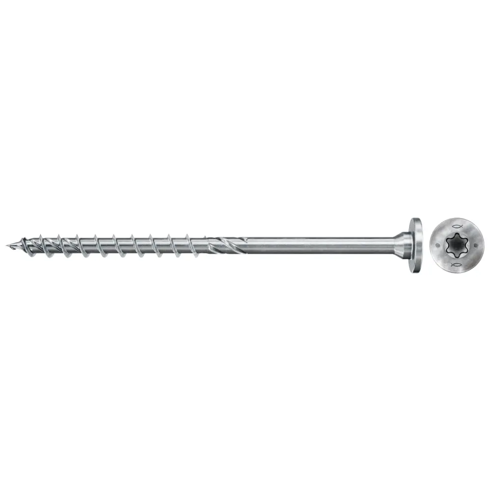 Vis à panneau Fischer 6,0x60 PowerFast FPF II STP BC, tête fraisée à gradins, empreinte TX, filetage partiel