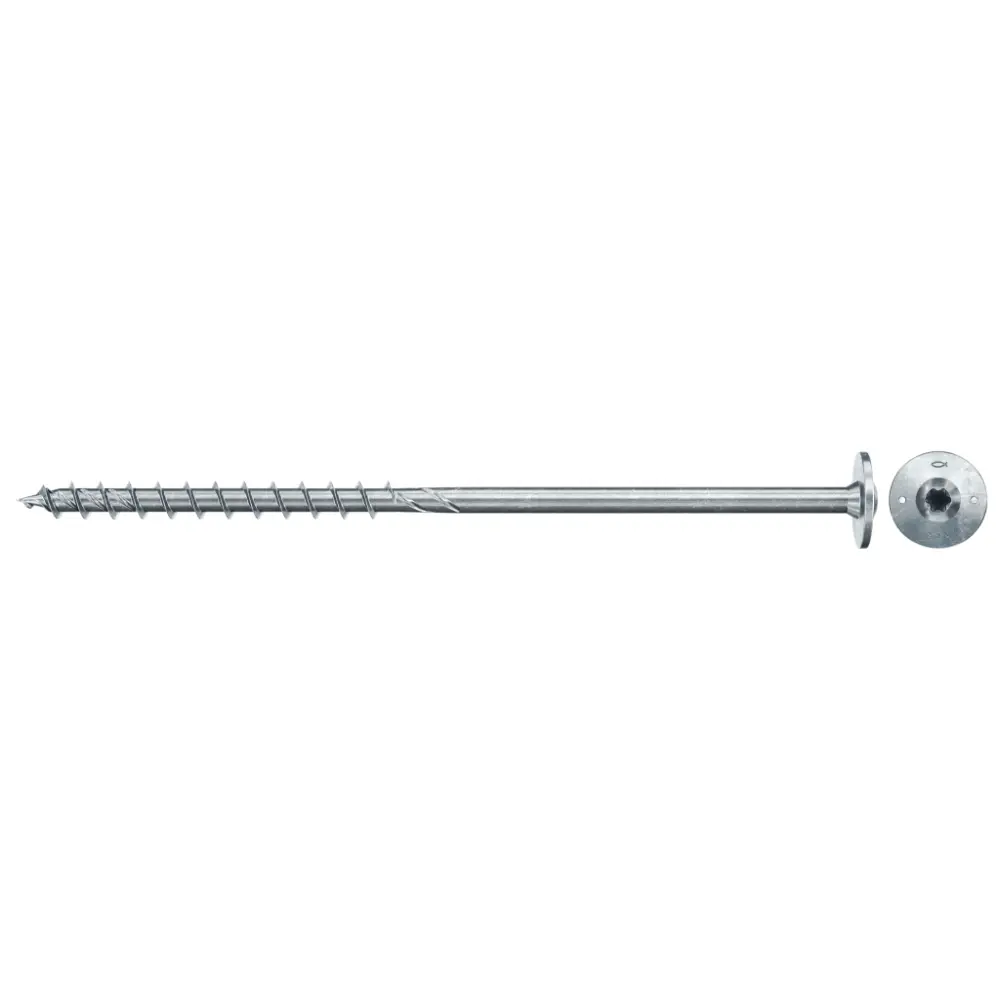 Vis à bois Fischer PowerFast FPF II WTP BC 10,0x260, tête fraisée, TX, filetage partiel, zinguée bleue