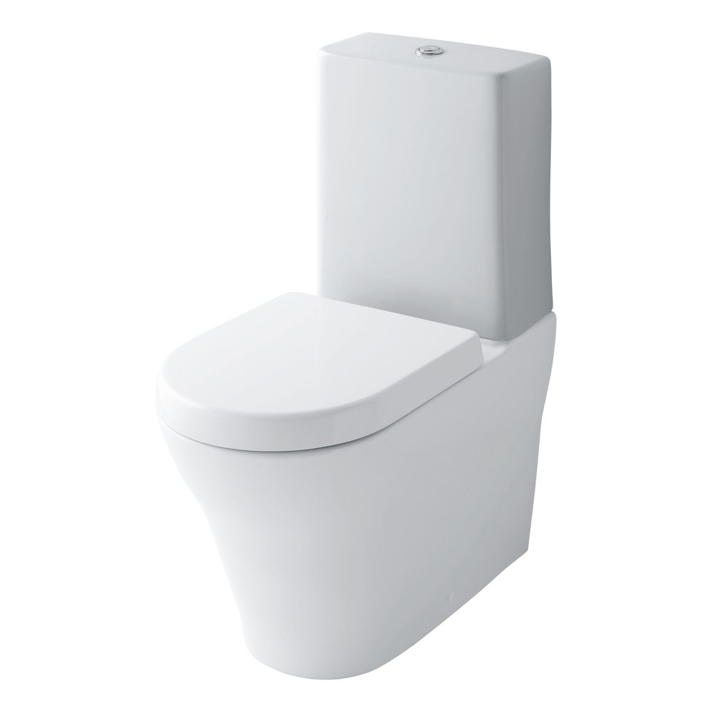 TOTO Capot en céramique MH avec réservoir plastique, chasse 3/4,8 litres, pose sur cuvette, raccordement arrière, céramique/plastique, blanc