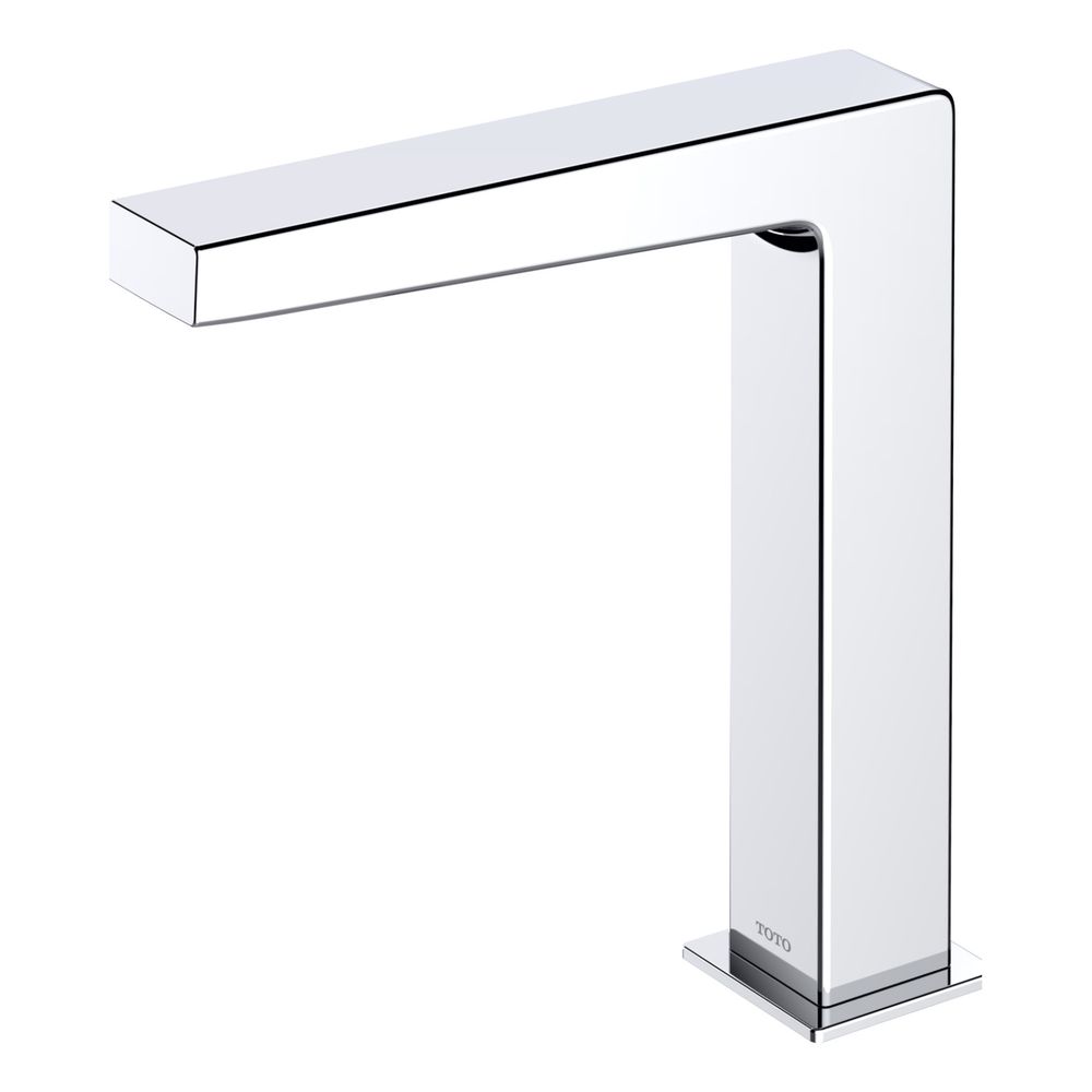 Sortie de robinetterie automatique TOTO carrée mi-haute, 2 l/min, portée 139 mm, R 1/2", robinetterie sans contact pour lavabo, laiton chromé