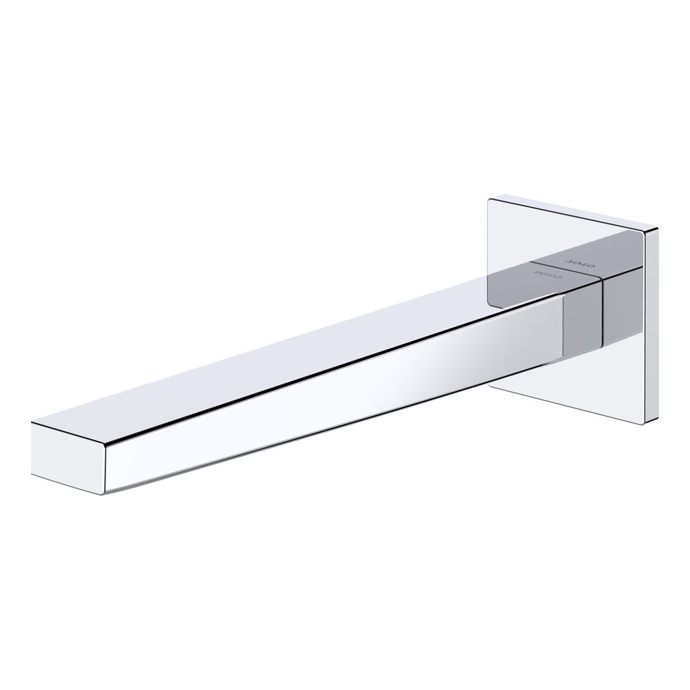 Sortie de robinetterie automatique TOTO carrée encastrée, 2 l/min, portée 225 mm, R 1/2", robinetterie sans contact pour lavabo, laiton chromé