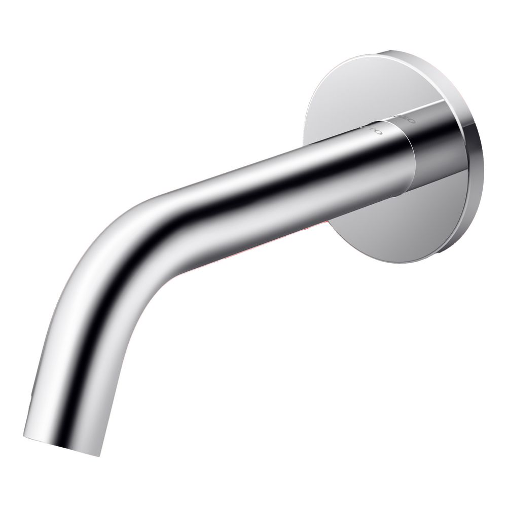 Robinetterie automatique TOTO ronde encastrée, débit 2 l/min, portée 175 mm, R 1/2", robinetterie sans contact pour lavabo, finition MS chromée