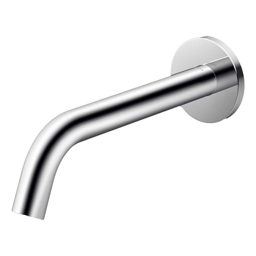 Sortie de robinetterie automatique TOTO ronde encastrée, 2 l/min, portée 225 mm, R 1/2", robinetterie sans contact WT, laiton chromé