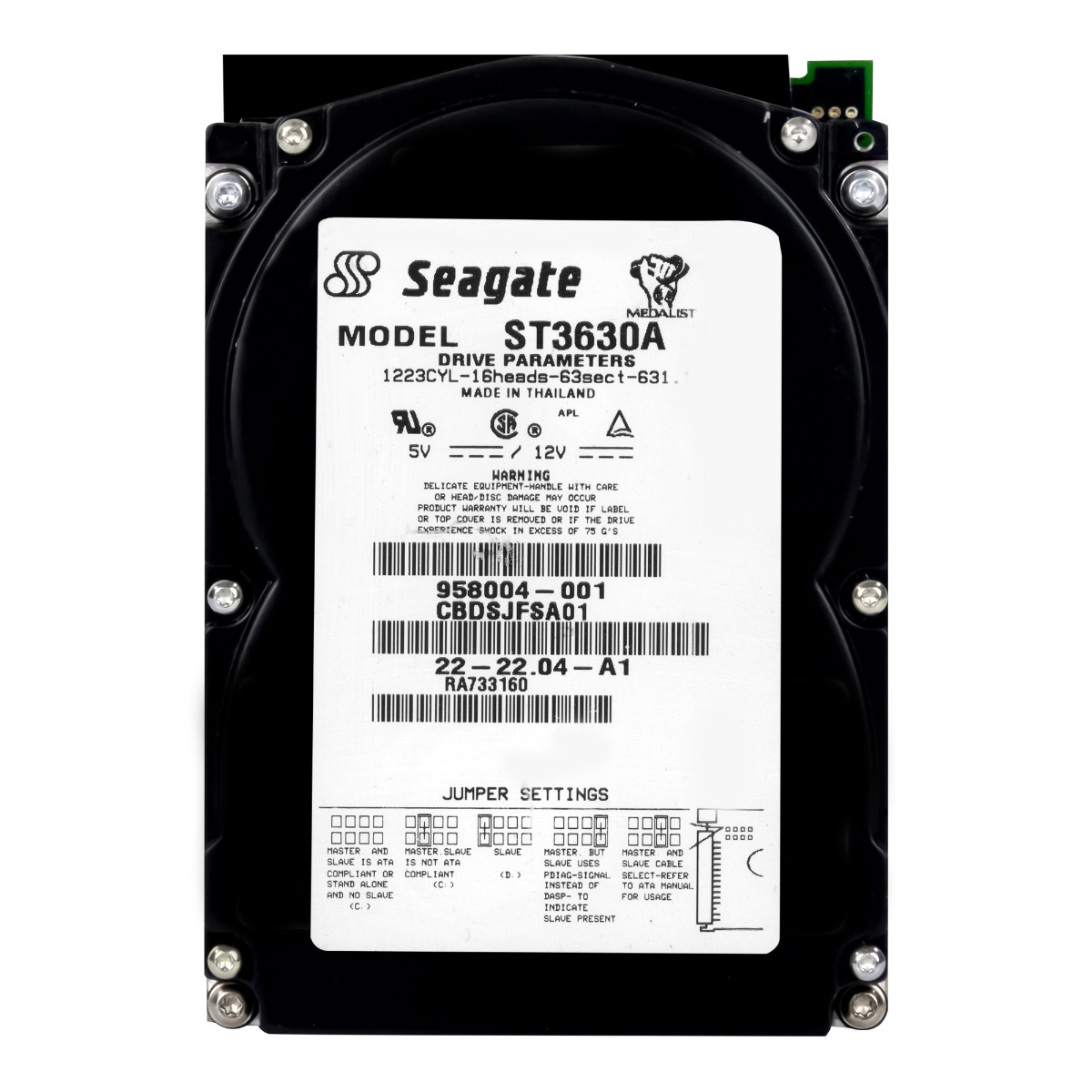 SEAGATE MEDALIST 630xe ST3630A 630 Mo 3,8K ATA 3,5''