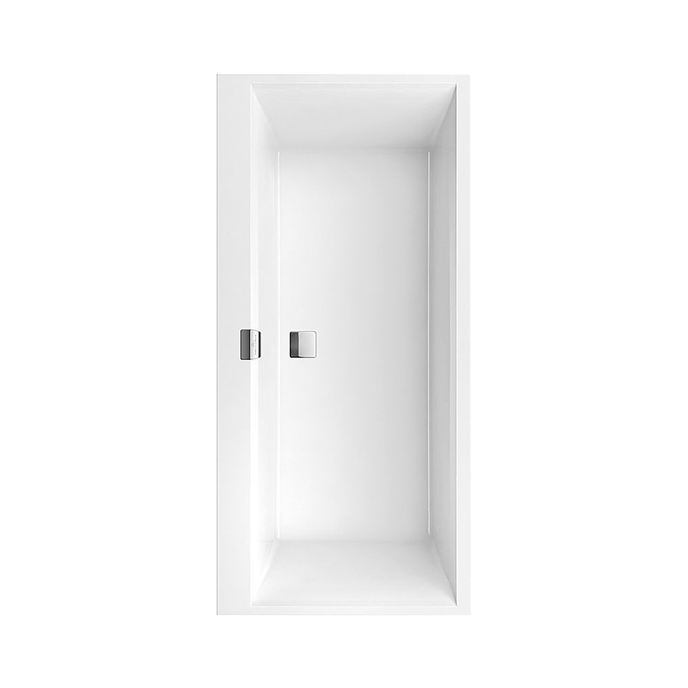 Villeroy & Boch Baignoire Squaro Edge 12 1600x750x475mm Duo Rectangulaire Blanc Alpin