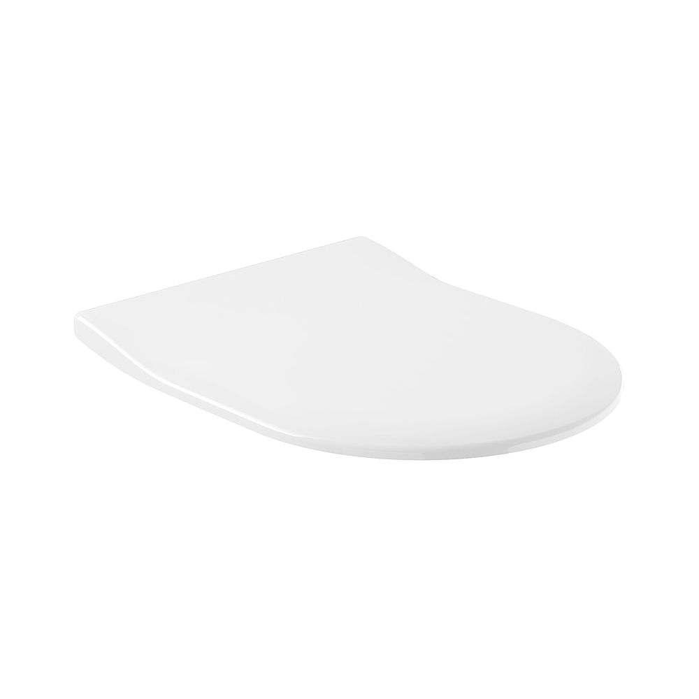 Abattant WC SlimSeat Subway 2.0 Villeroy & Boch 374x439x43mm Oval SoftClosing QuickRelease Pergamon