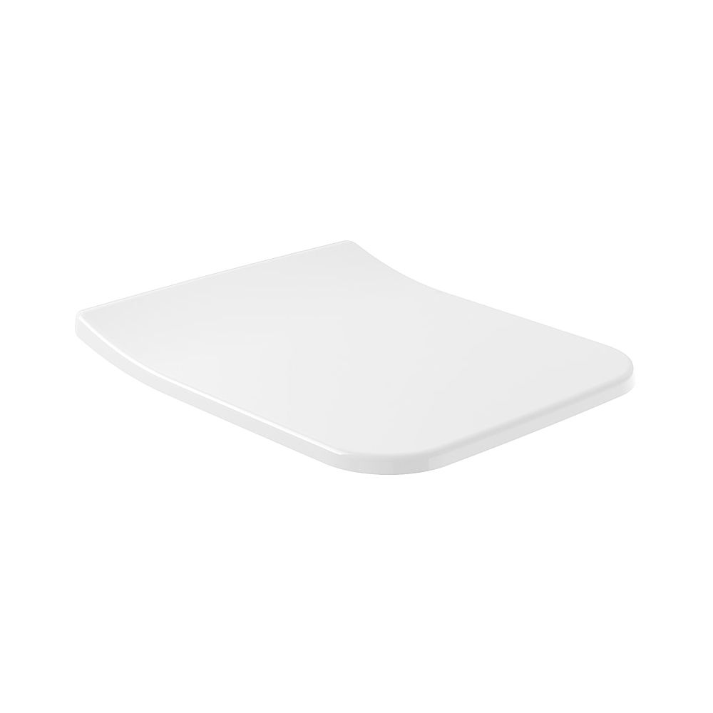 Villeroy & Boch Abattant WC SlimSeat Venticello 379x454x49mm Wrapover rectangulaire SoftClose QuickRelease BlancAlpin