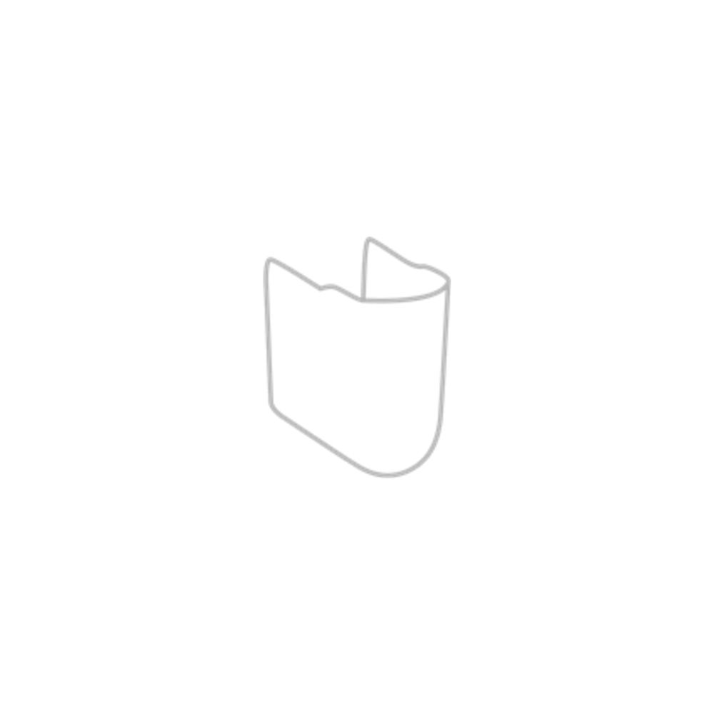 Couvercle de vidange Villeroy & Boch O.novo 210x230x270mm blanc Alpin CeramicPlus