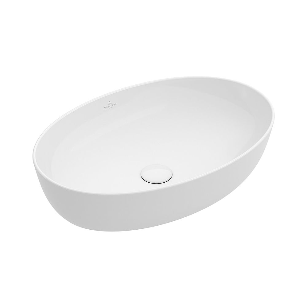 Villeroy & Boch Lavabo sur colonne Artis 610x410mm oval sans trop-plein French Linen