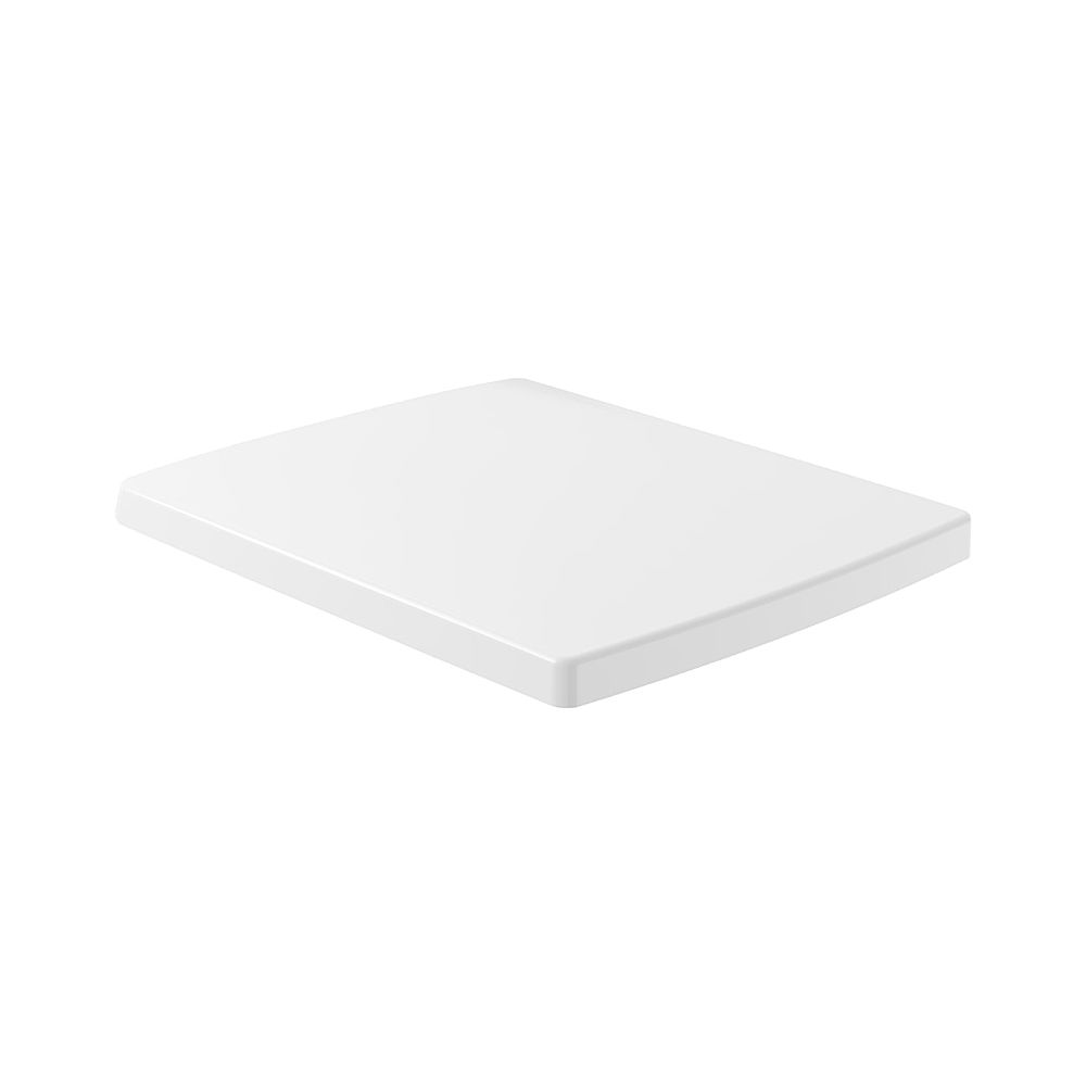 Abattant WC Memento 2.0 Villeroy & Boch 378x452x43mm rectangulaire SoftClosing QuickRelease, Blanc Alpin