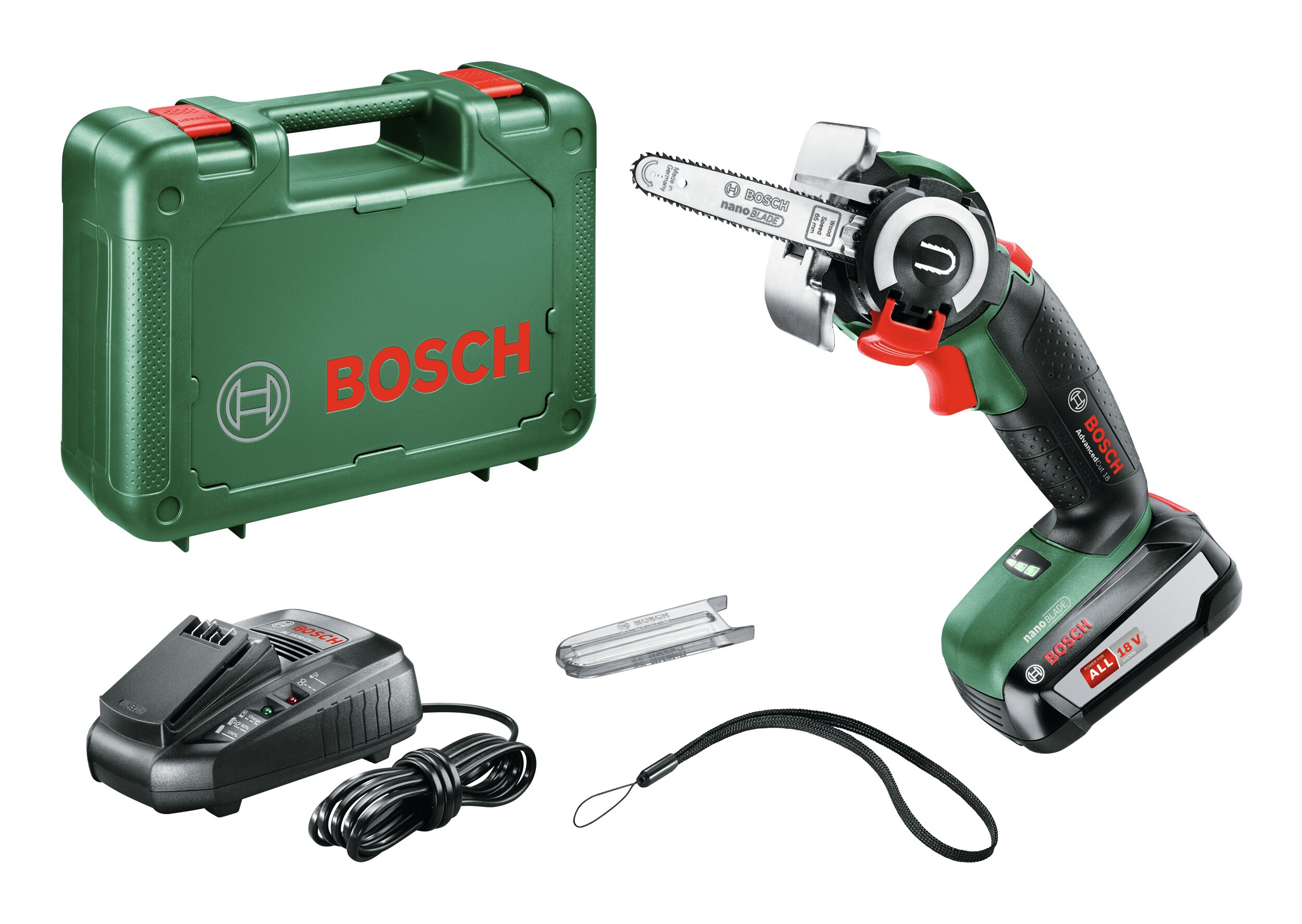 BOSCH AdvancedCut 18 Scie sans fil avec technologie NanoBlade (1 batterie) 06033D5101