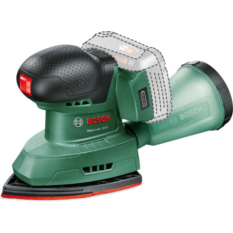 BOSCH UniversalSander 18V-10 Ponceuse multi-usage sans batterie ni chargeur 06033E3100