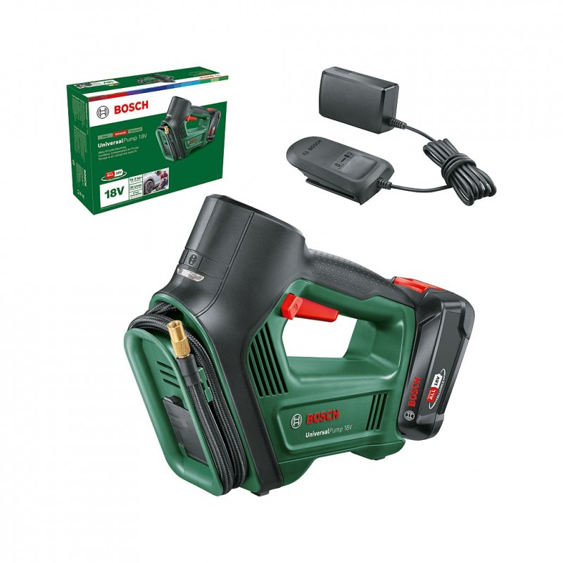 BOSCH UniversalPump 18V (1x2,0 Ah) - Pompe à air à accumulateur