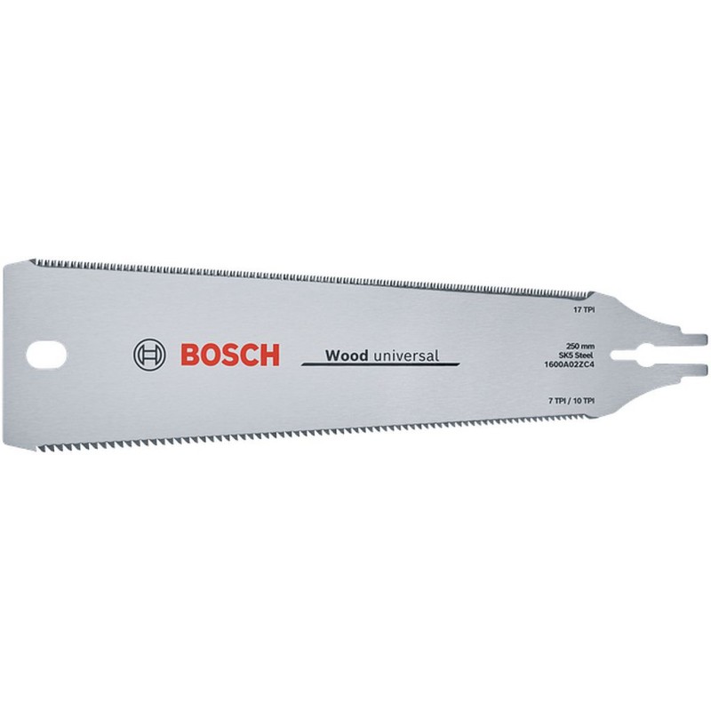 Lame de scie de rechange pour scie japonaise Ryoba Bosch 250 mm 1600A02ZB9