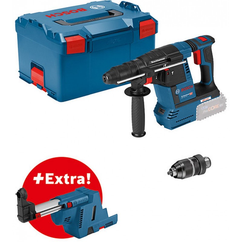 Bosch GBH 18V-26F + GDE PROFESSIONAL Perforateur SDS-plus sans fil