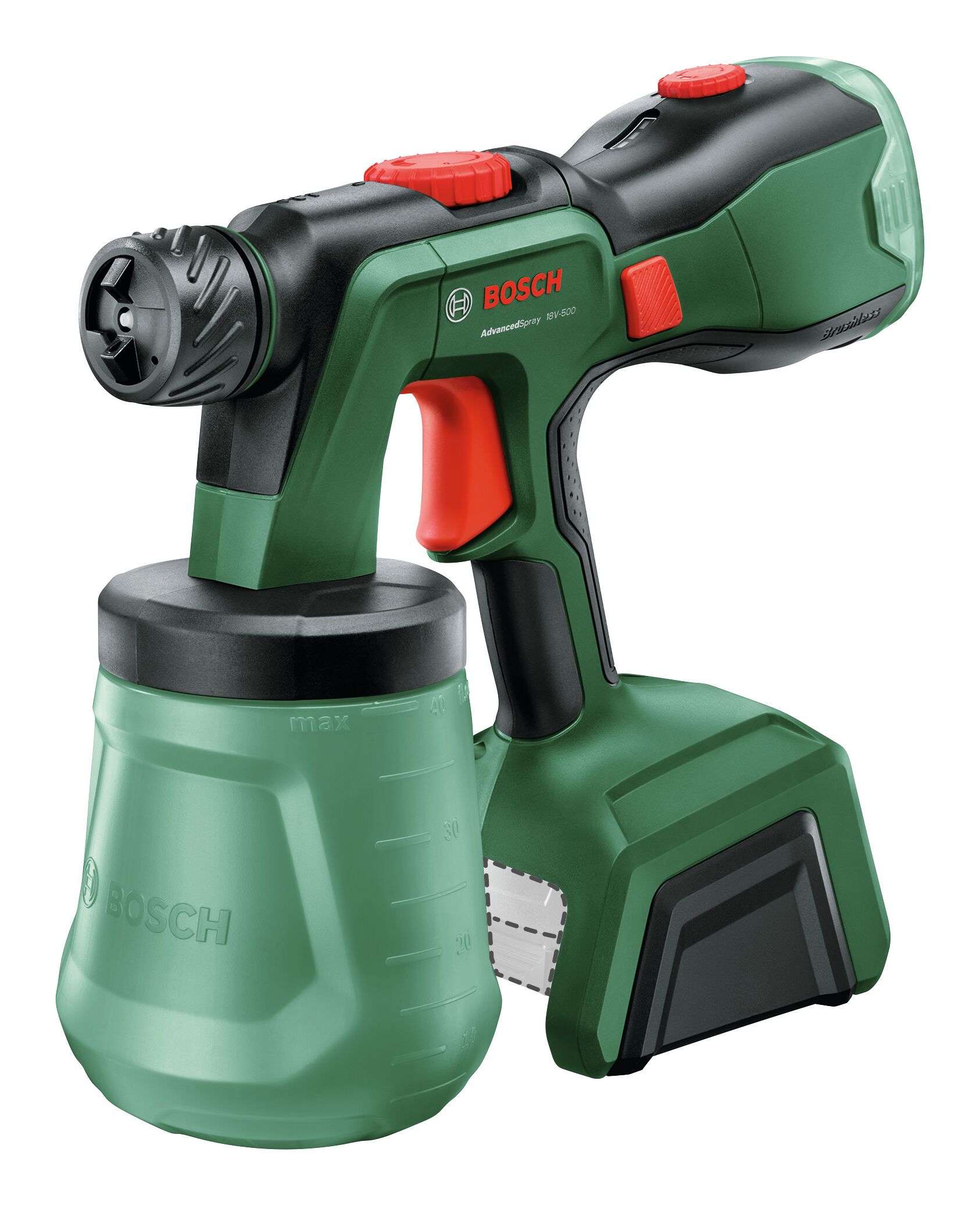 BOSCH AdvancedSpray 18V-500 Pistolet de pulvérisation sans fil (1x4,0 Ah) 0603208201