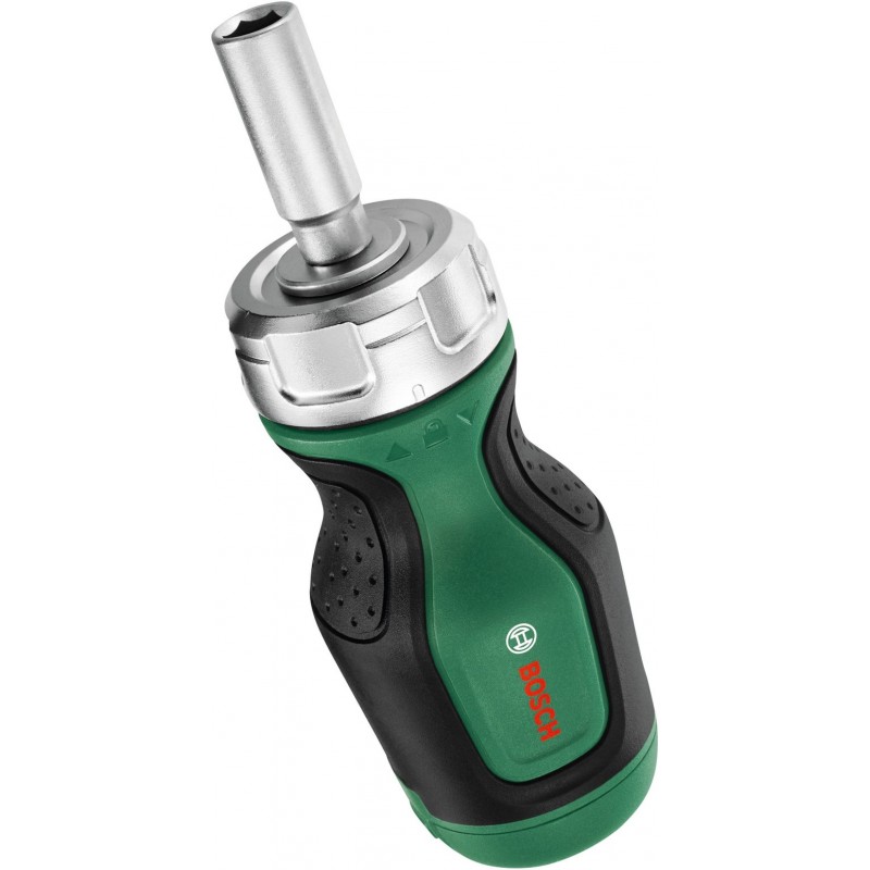 Bosch DIY Tournevis à cliquet court + 6 embouts (PH, SL, TX, H) 7x - 1600A032UZ