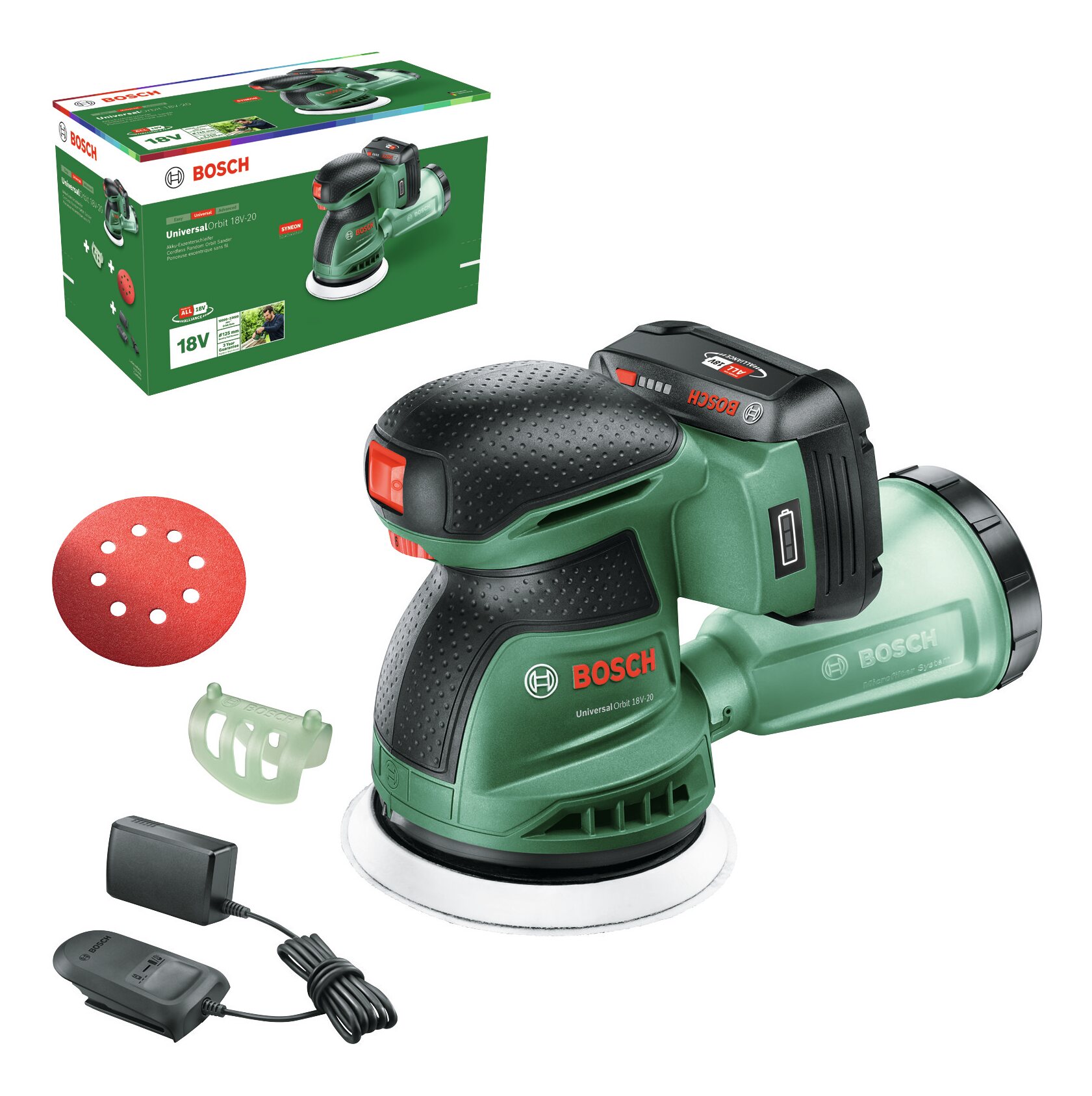 BOSCH UniversalOrbit 18V-20 Ponceuse excentrique sans fil 06033E4102