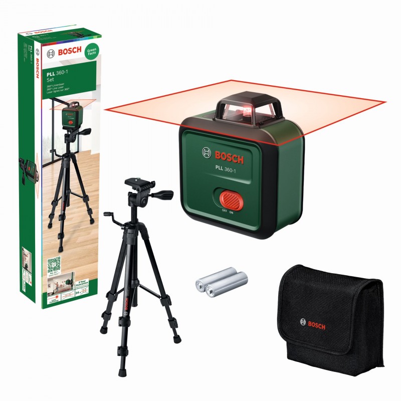 BOSCH PLL 360-1 Niveau laser à lignes, set 0603663LZ0