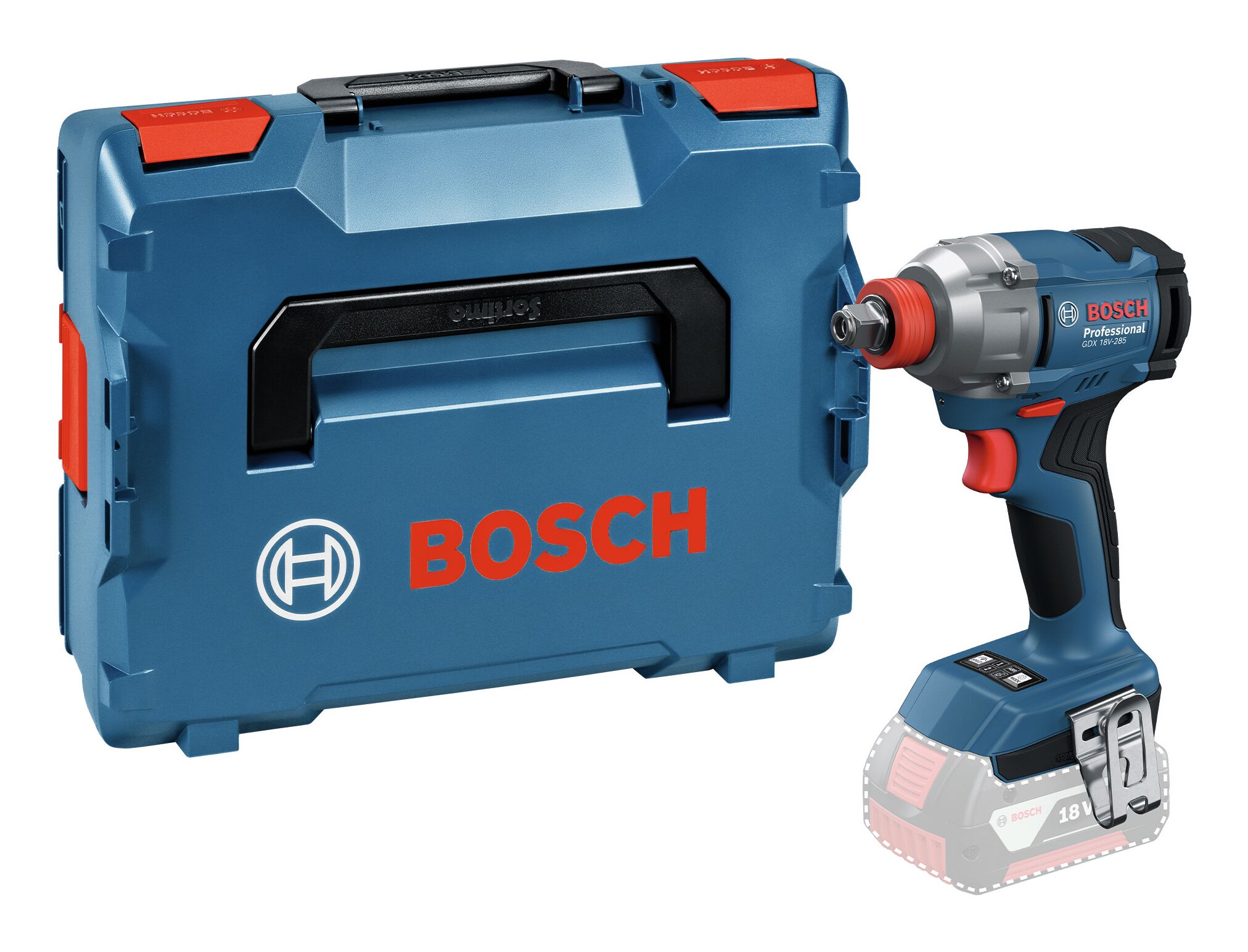 Bosch GDX 18V-285 Professional - Visseuse-impacteuse sans fil, L-BOXX 06019N2100
