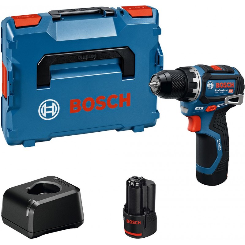 Perceuse-visseuse sans fil Bosch GSR 12V-32 PROFESSIONAL, 2x 2,0 Ah, coffret L-Boxx 06019N7002