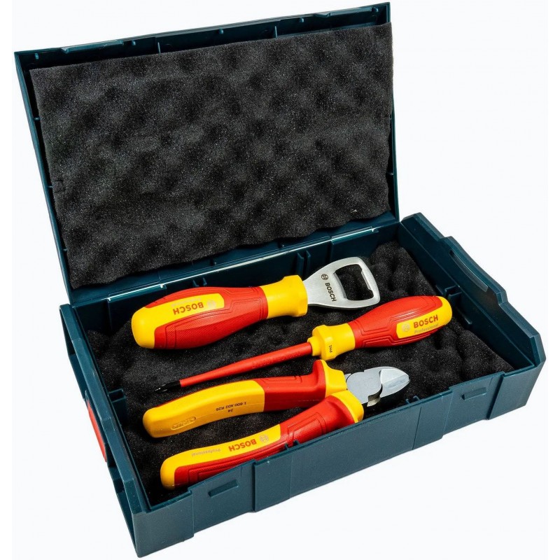 BOSCH PROFESSIONAL Coffret d'outils manuels mini, L-Boxx, 3 pièces 1600A038HV