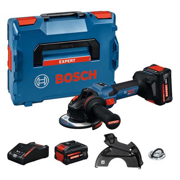 Set meuleuse d'angle sans fil Bosch EXWS18V-15S
