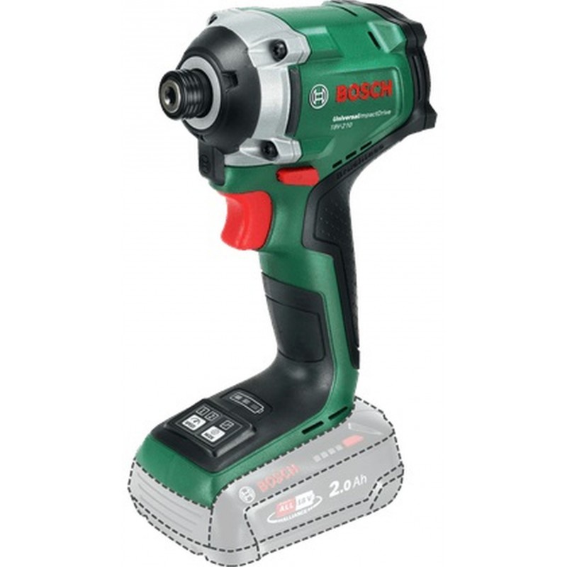 BOSCH UID 18V-210 Visseuse à chocs sans batterie | sans chargeur 06039E7000
