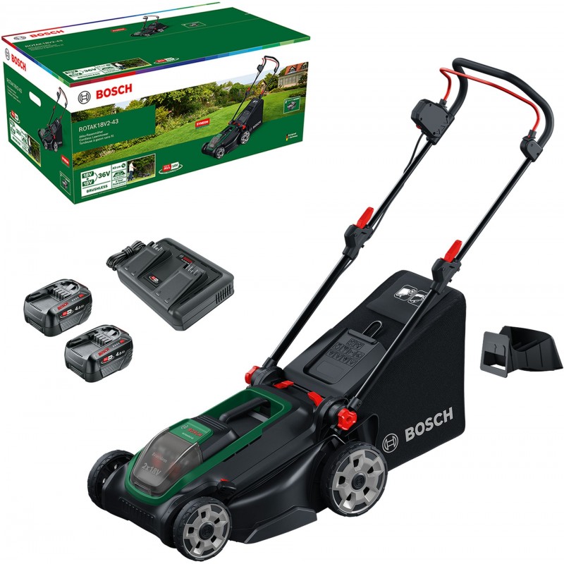 BOSCH ROTAK18V2-43 Tondeuse à gazon sans fil 06008B9L00