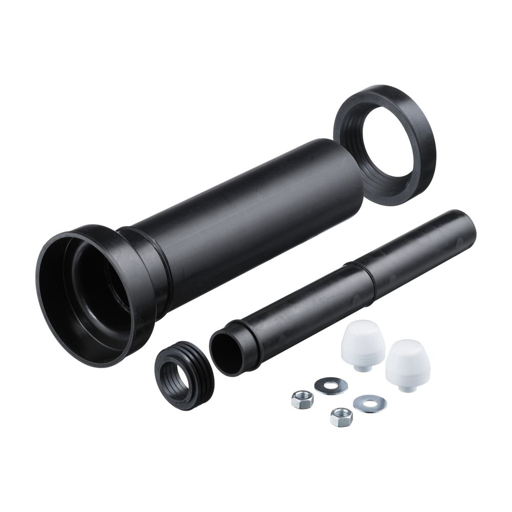 Garniture de raccordement mural Duravit pour WC DuraSystem (pièce détachée), 365 mm, rallongée