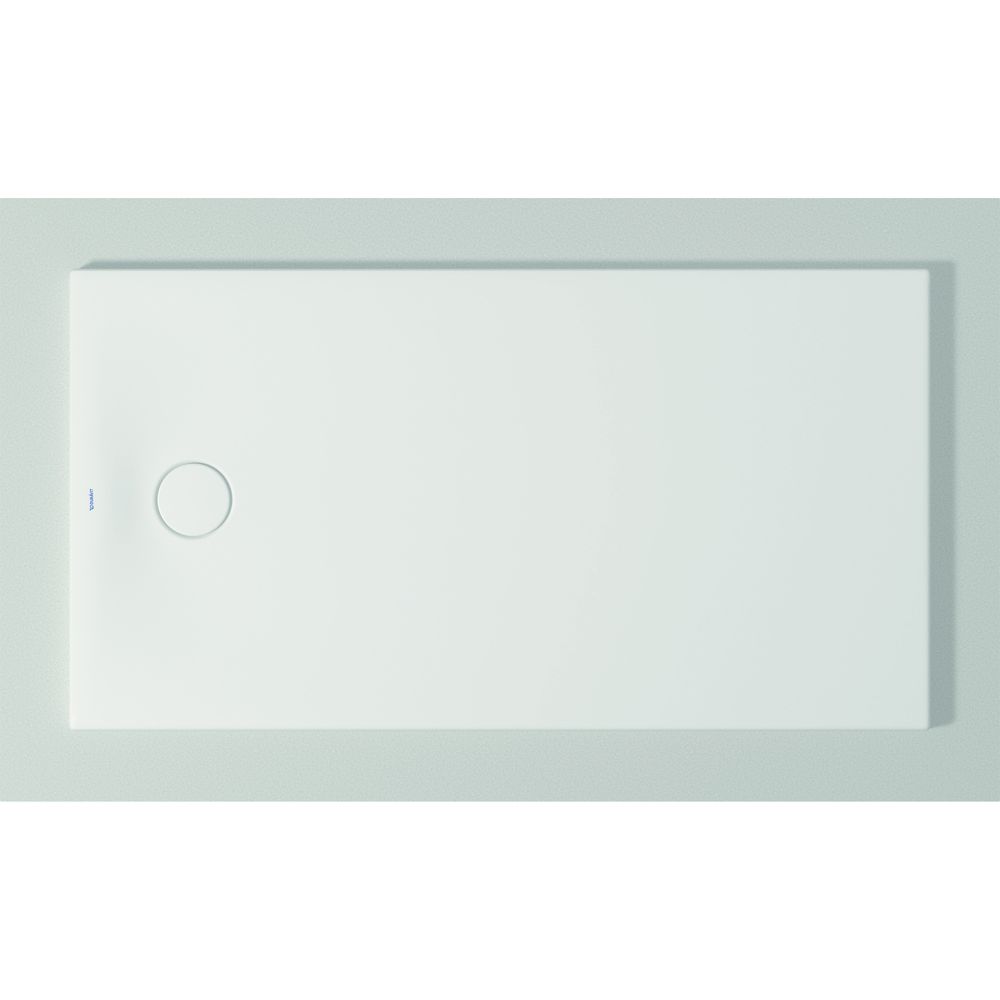 Duravit Tempano receveur de douche encastrable à moitié enfoncé au sol 750x1400x45 mm, rectangulaire, blanc brillant, acrylique sanitaire, hauteur 45 mm