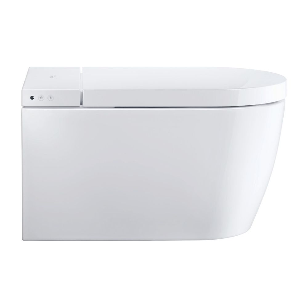 Duravit SensoWash Starck F Compact WC douche 575x378x405 mm, Blanc brillant, 4,5 L, chasse profonde, sans rebord, Thermoplastique, App/FB