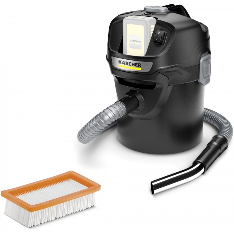 Aspirateur à cendres et sec Kärcher AD 2 Battery (18V/sans batterie/14L) 1.348-300.0