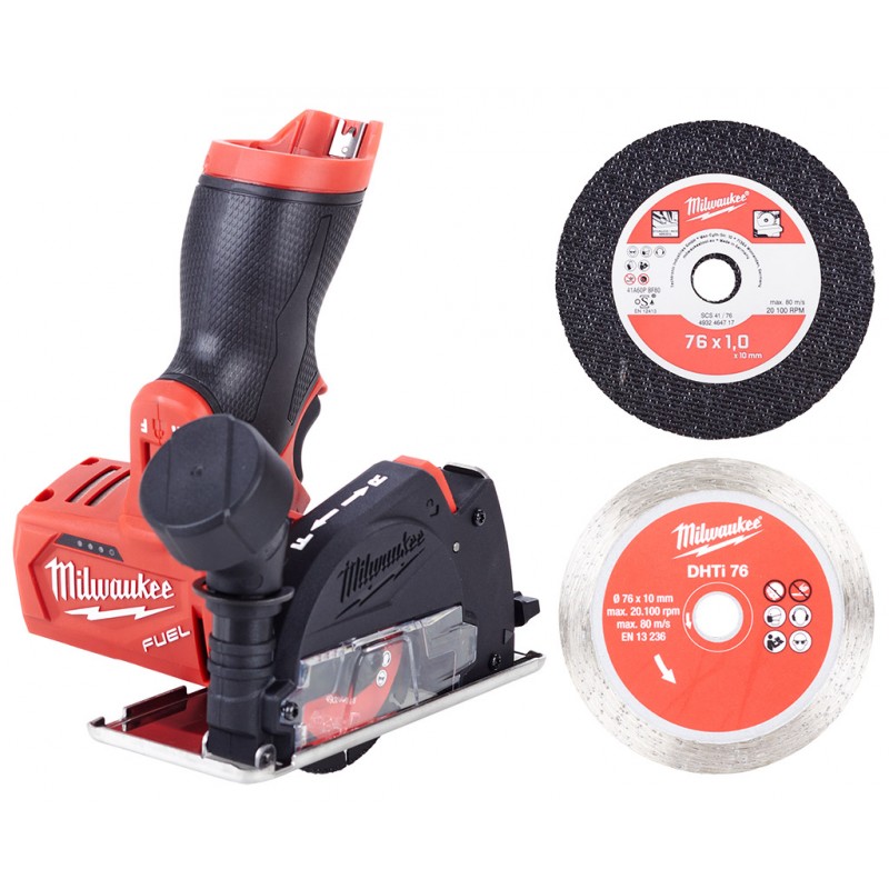 Découpeuse multimatériaux Milwaukee M12 FCOT-0 (12V/Sans batterie/76x10mm) 4933464618
