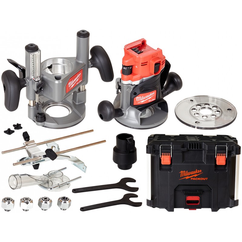 Milwaukee M18 FUEL FR12KIT-0P Fraiseuse à batterie 12 mm (sans batterie ni chargeur) 4933493305