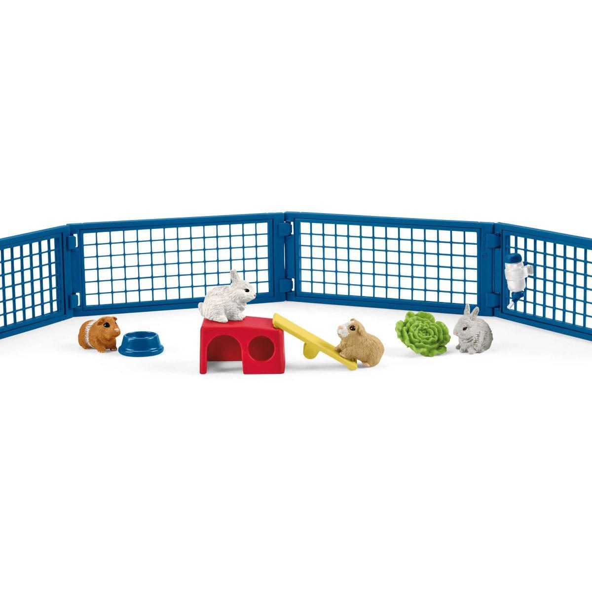 Maison pour lapins et cochons d'Inde Schleich® FARM WORLD 42500
