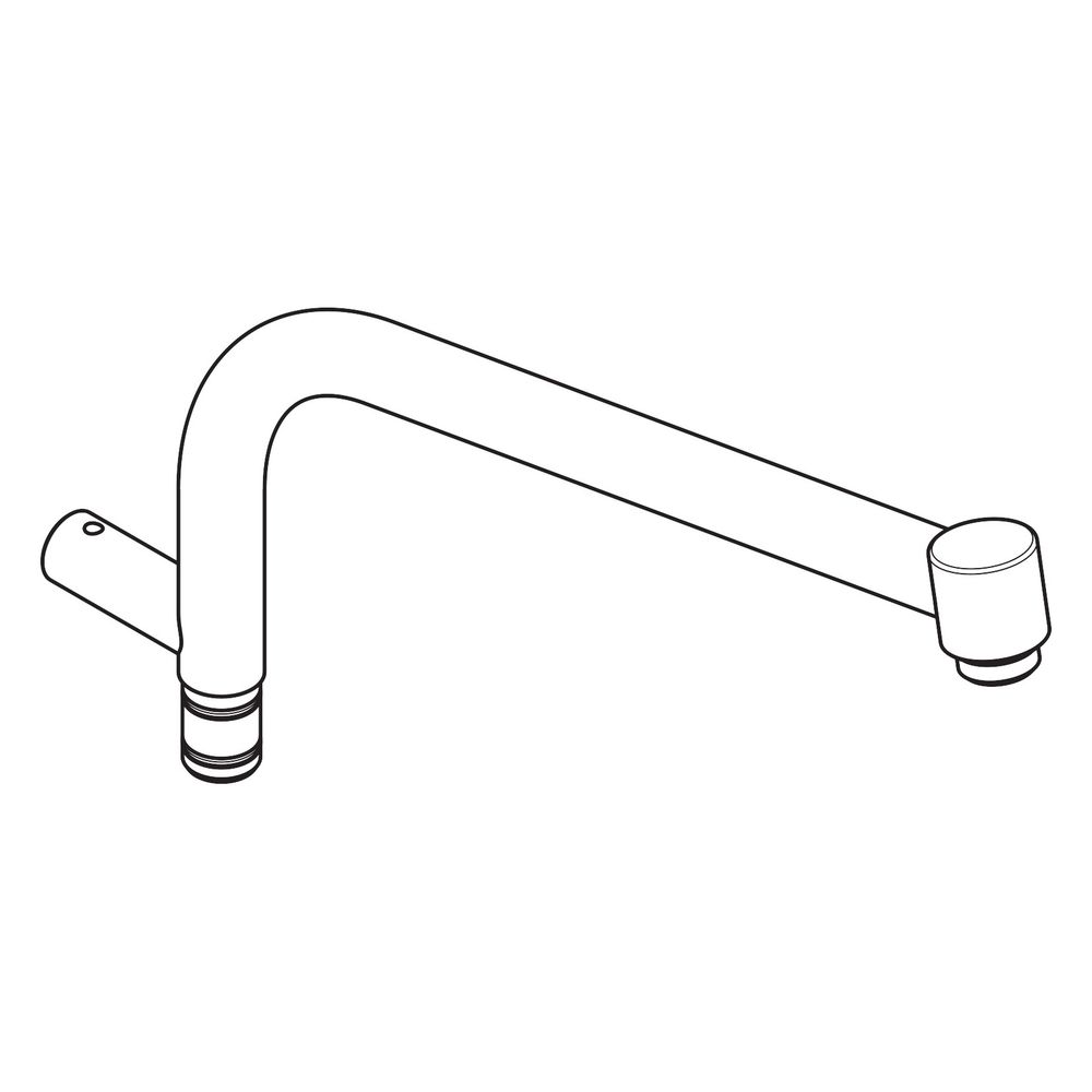 Hansgrohe Bras de douche Crometta Showerpipe, Chromé, 93072000
