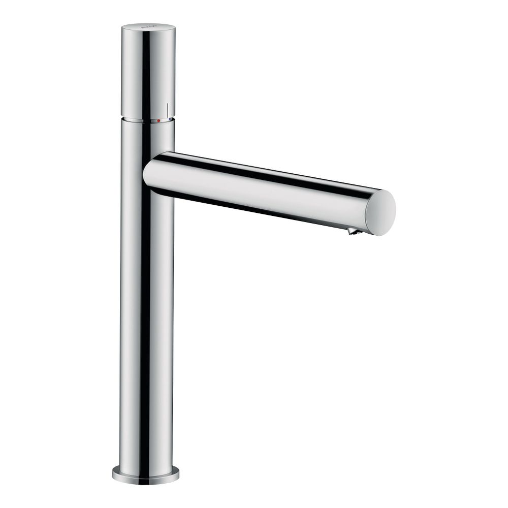Mitigeur monocommande Hansgrohe AXOR Uno pour lavabo 200 mm, 5 l/min, poignée Zéro, garniture d'évacuation, finition Rouge Or brossé