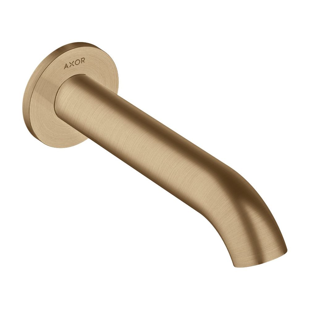 Sortie de baignoire AXOR Uno, 19 l/min, courbée, finition Bronze brossé Hansgrohe