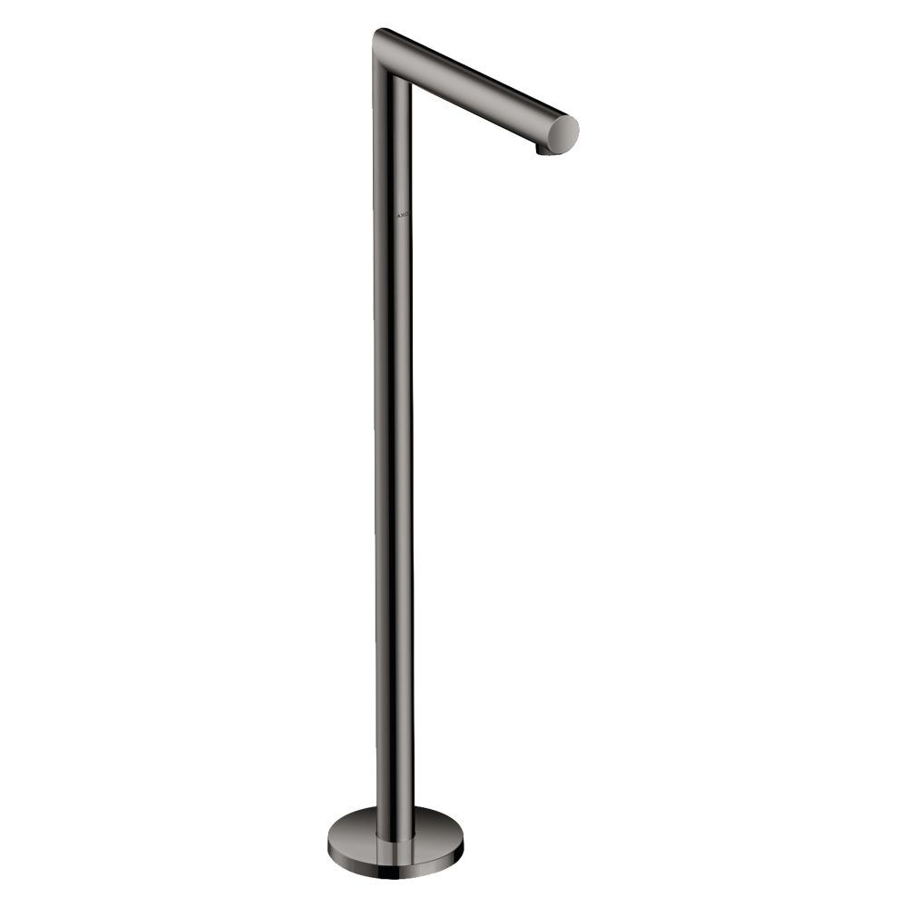 Hansgrohe AXOR Uno écoulement pour baignoire, 18 l/min, droit, monté au sol, Chrome noir poli