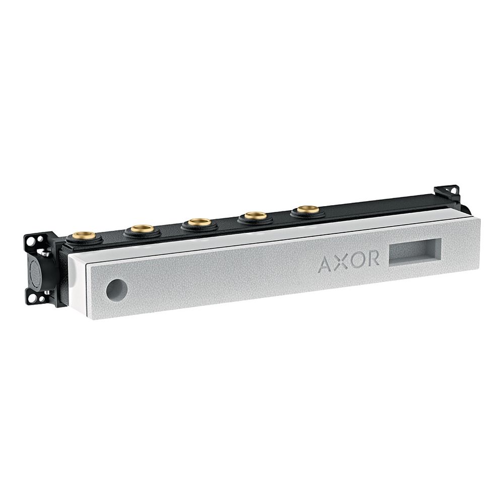Hansgrohe AXOR corps de base pour module thermostatique Select pour 3 consommateurs, Rp 3/4", DN 15/DN 20, profondeur d'encastrement 94-122 mm